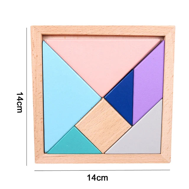 Jouet d’éveil Montessori en bois – couleurs pastel (plusieurs modèles)