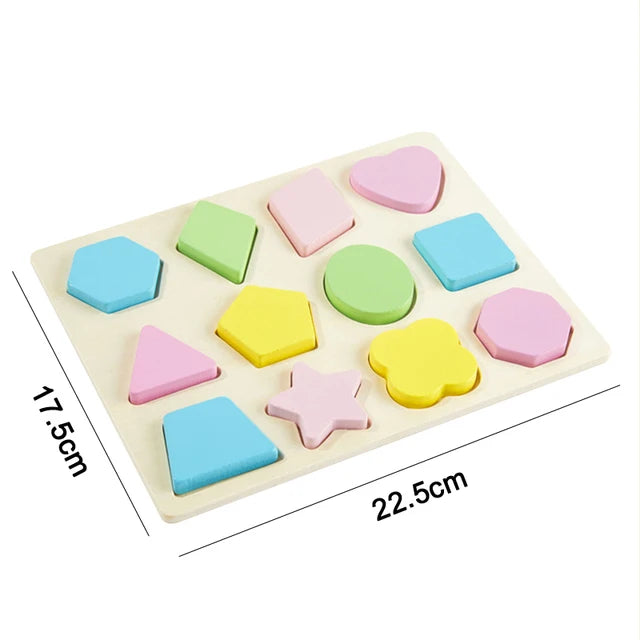 Jouet d’éveil Montessori en bois – couleurs pastel (plusieurs modèles)