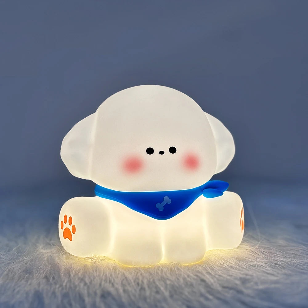 Veilleuse Bébé - Lapin ou Chien - Douce lumière d’endormissement
