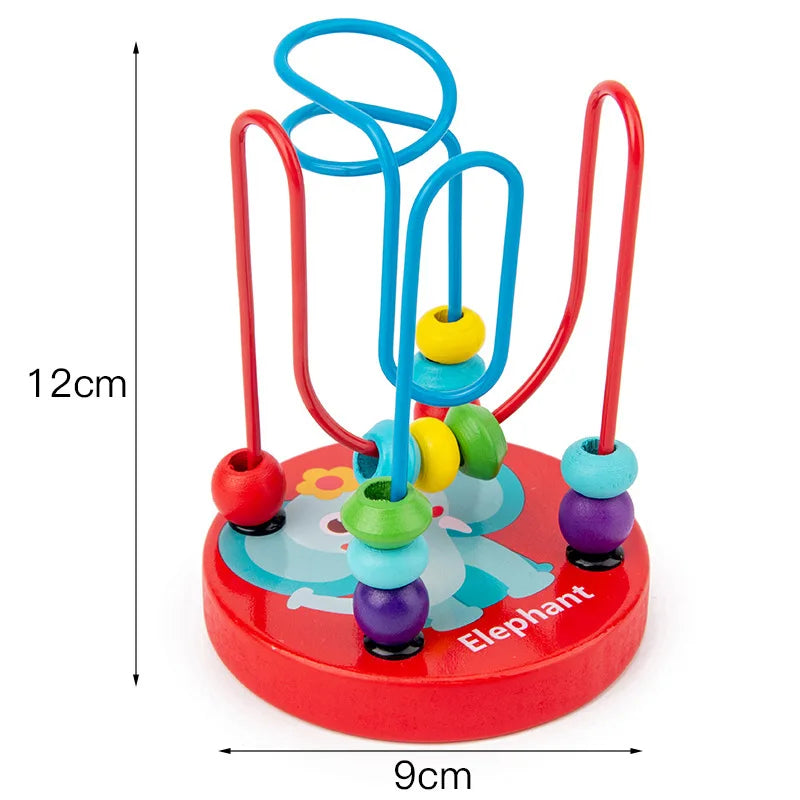 Coffret Montessori 5 en 1 – Jouets d’éveil en bois pour bébé dès 9 mois