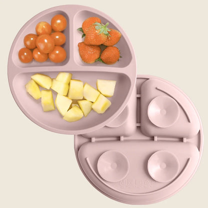 Assiette en silicone avec ventouse – sans BPA, idéale pour repas bébé (plusieurs modèles)