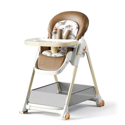 Chaise Haute Bébé Évolutive 2-en-1 | Repas & Jeu, Confort et Sécurité