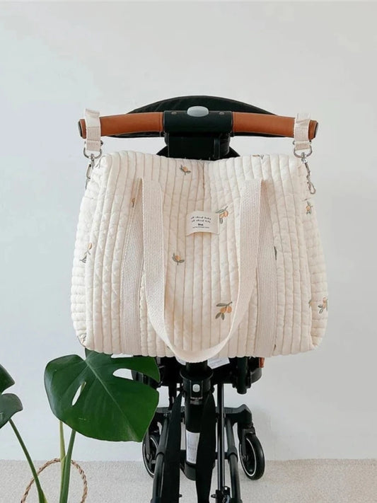 Sac à Langer Matelassé - Grand Sac ou Trousse Organisatrice