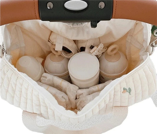 Sac à Langer Matelassé - Grand Sac ou Trousse Organisatrice